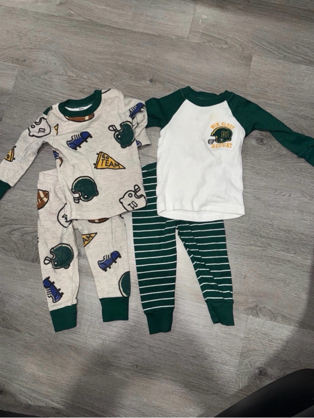 Carter Football Pajama Set